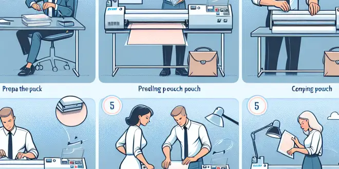 How to Use a Pouch Laminator: Step-by-Step Guide